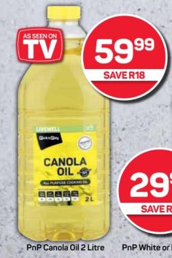 PnP Canola Oil 2L