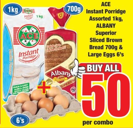 ACE Instant Porridge Assorted 