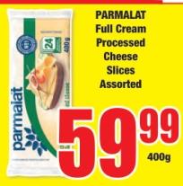 PARMALAT Full Cream Processed Cheese Slices Assorted