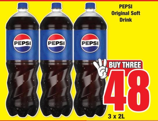 PEPSI Original Soft Drink 3x2 Ltr