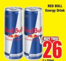 RED BULL Energy Drink 2X 250ML