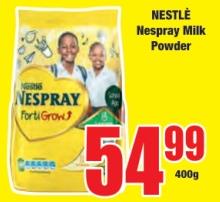 NESTLÈ Nespray Milk Powder 400G