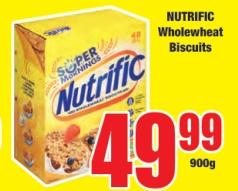 NUTRIFIC Wholewheat Biscuits 900 Gm