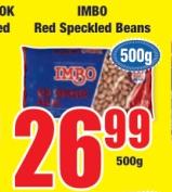 IMBO Red Speckled Beans 500 Gm