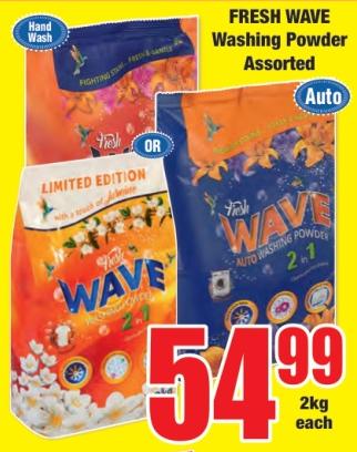 FRESH WAVE Washing Powder Assorted 2KG