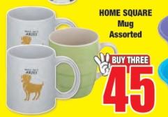 HOME SQUARE Mug Assorted