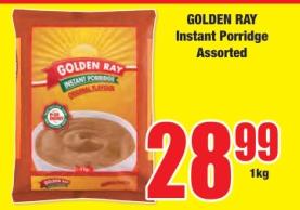 GOLDEN RAY Instant Porridge Assorted