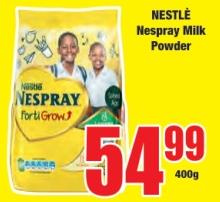 NESTLÈ Nespray Milk Powder 400 GM