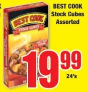 BEST COOK Stock Cubes Assorted 24'S