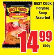 BEST COOK Polybag Soup Assorted, 500GM