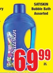 SATISKIN Bubble Bath Assorted 2 ltr