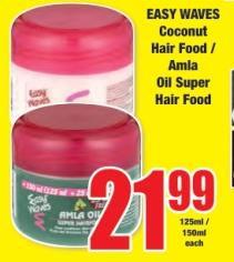 EASY WAVES Coconut Hair Food / Amla Oil Super Hair Food