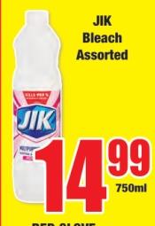 JIK Bleach Assorted 750 ml