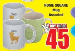 HOME SQUARE Mug Assorted 