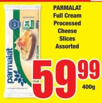 PARMALAT Full Cream Processed Cheese Slices Assorted 400g