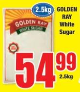 GOLDEN RAY White Sugar 2.5 KG