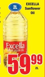 Excella Sunflower Oil 2LTR