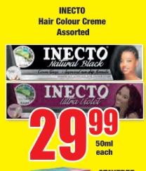 INECTO Hair Colour Creme Assorted 50ml