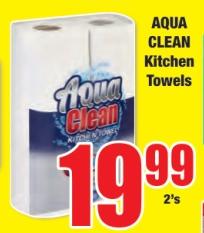 Aqua Clean Kitchen Towels 2s