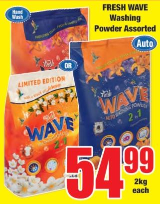 FRESH WAVE Washing Powder Assorted 2kg