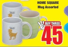 HOME SQUARE Mug Assorted