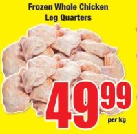 Frozen Whole Chicken Leg Quarters Per kg 