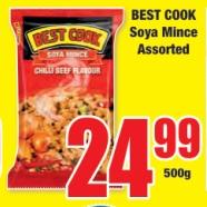 BEST COOK Soya Mince Assorted Chilli Beef Flavour 500GM