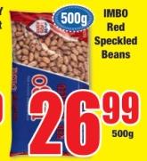 IMBO Red Speckled Beans 500 gm 