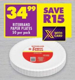 RITEBRAND Paper Plates 