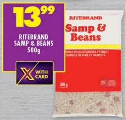 RITEBRAND Samp & Beans 500g