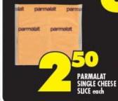 PARMALAT SINGLE CHEESE SLICE each