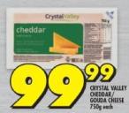 Crystal Valley Cheddar/Gouda Cheese 750g