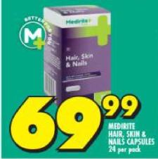 Medirite Hair, Skin & Nails Capsules