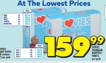 LOVIES Baby Wipes 80 variants