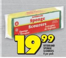 RITEBRAND Sponge Scourers