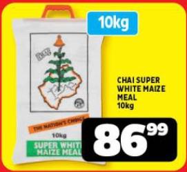 Chai Super White Maize Meal 10 kg