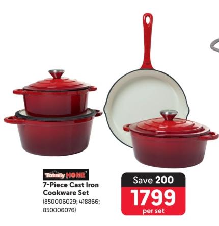 7-Piece Cast Iron Cookware Set