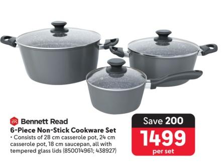 Bennett Read 6-Piece Non-Stick Cookware Set -