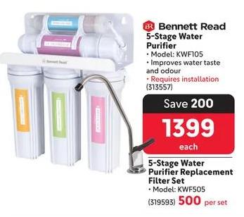 Bennett Read 5-Stage Water Purifier