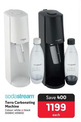 SodaStream Terra Carbonating Machine