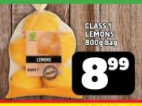 Class 1 Lemons 800g