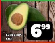 Avocados each