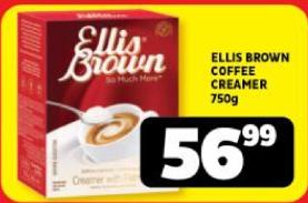 ELLIS BROWN COFFEE CREAMER 750G