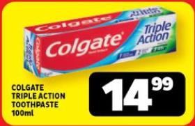 Colgate Triple Action Toothpaste