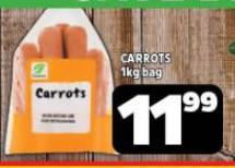 Carrots 1kg 