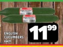 English Cucumbers each