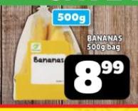 BANANAS 500G