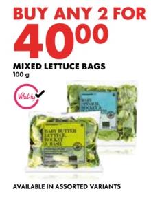 Woolworths Mixed Lettuce Bags