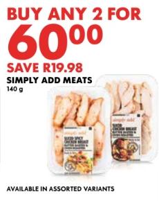 Woolworths SIMPLY ADD MEATS