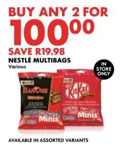 Nestlé Multibags Various